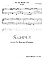 Mr. Big - To Be With You Sheet Music