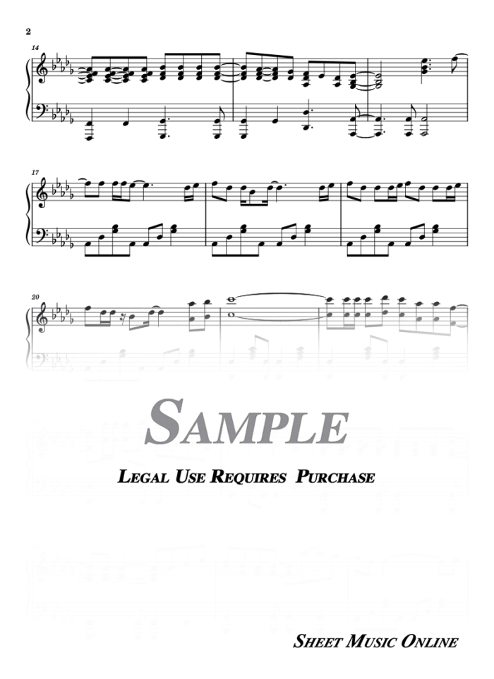 Bee Gees - Too Much Heaven Sheet Music