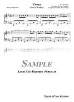 Gnarls Barkley - Crazy Sheet Music