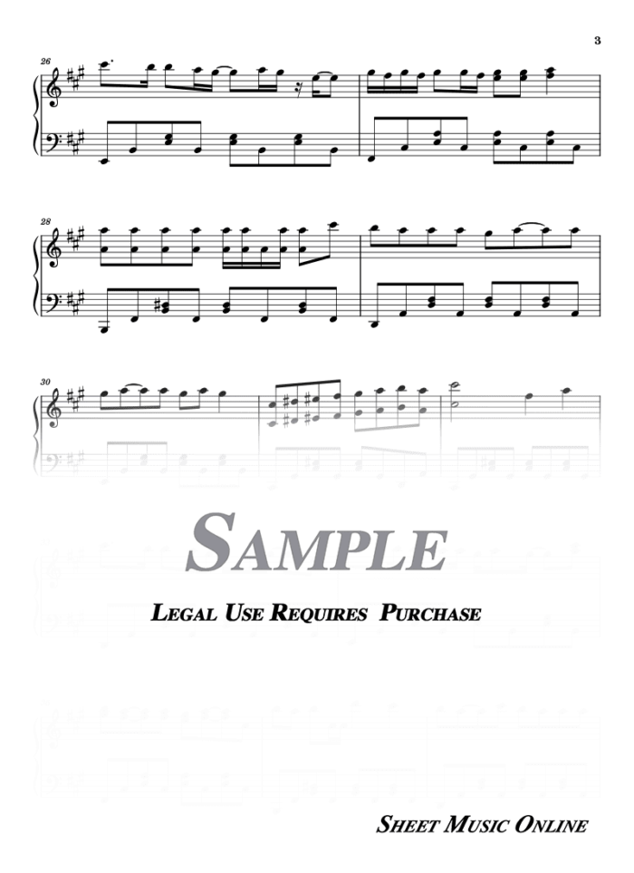 Kawaki wo Ameku (Crying for Rain) - Domestic na Kanojo OP Sheet Music