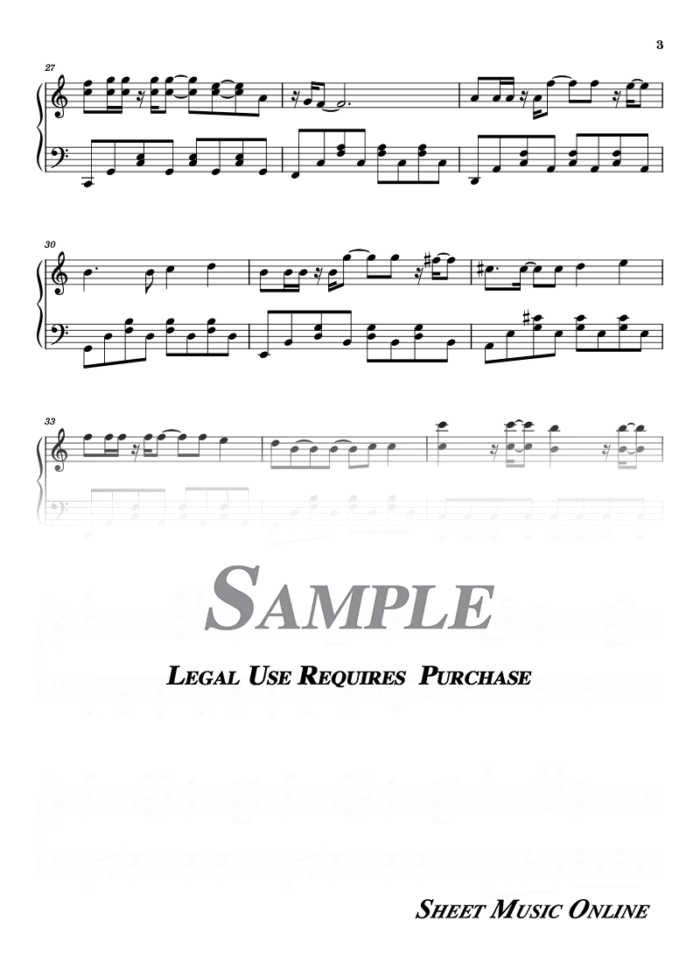 Keane - Everybody's Changing Sheet Music