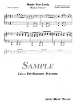 Meghan Trainor - Made You Look Sheet Music