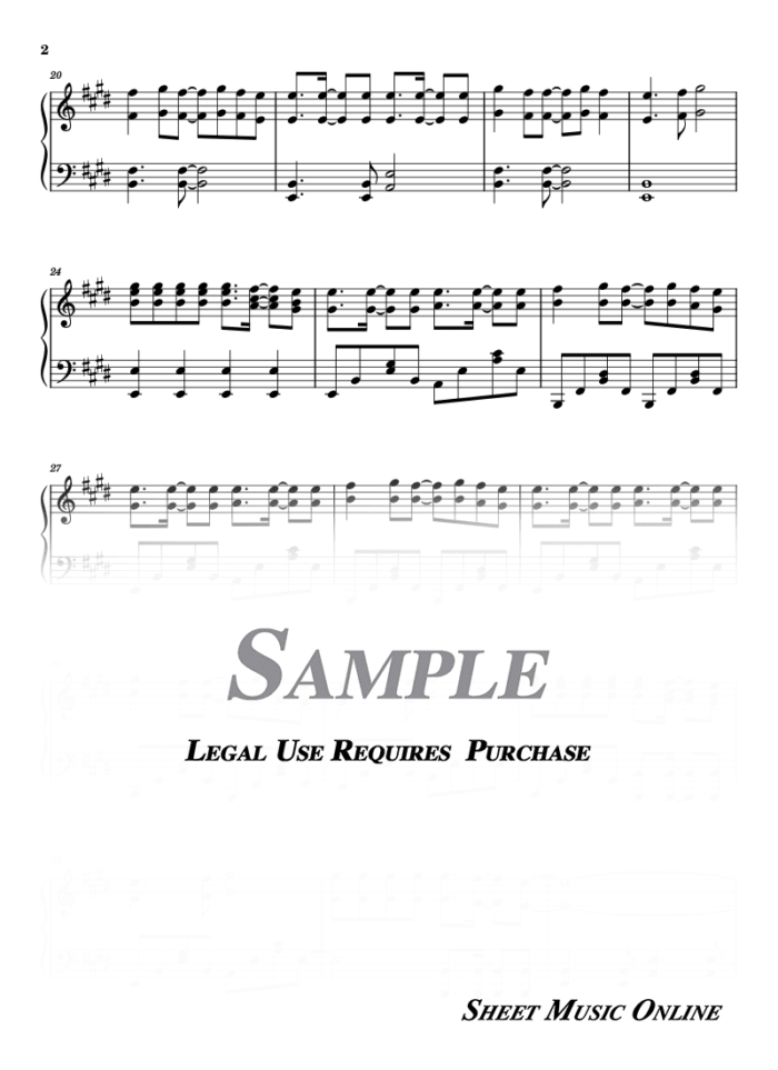 One Direction - What Makes You Beautiful Sheet Music