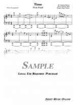 Pink Floyd - Time Sheet Music