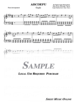 GAYLE - ABCDEFU Sheet Music