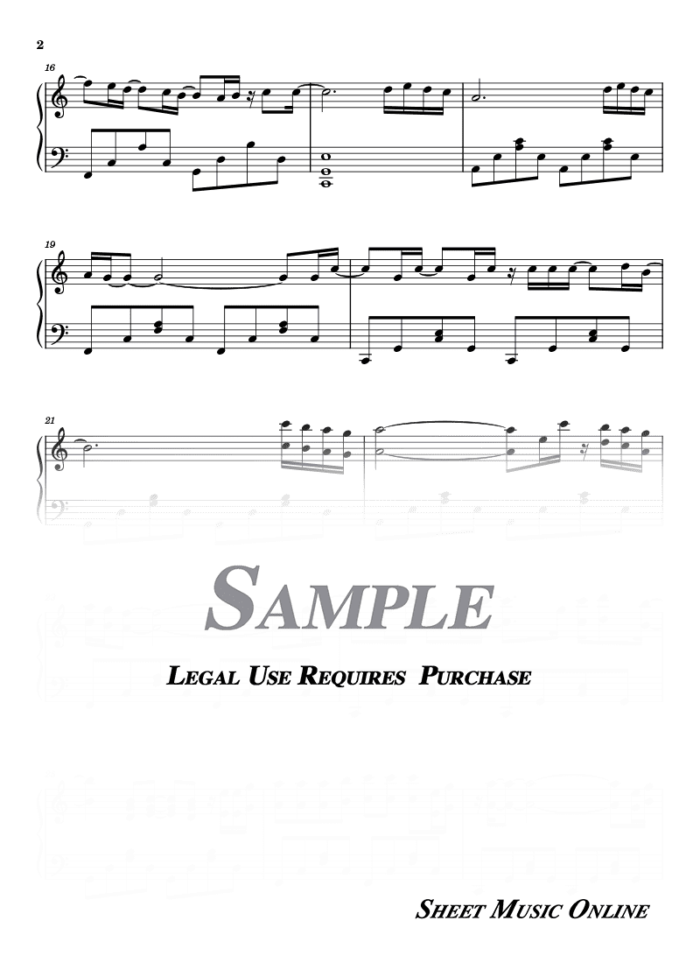 Lady Gaga - Always Remember Us This Way Sheet Music