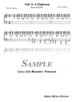 Rascal Flatts – Life Is a Highway (from Cars) Sheet Music