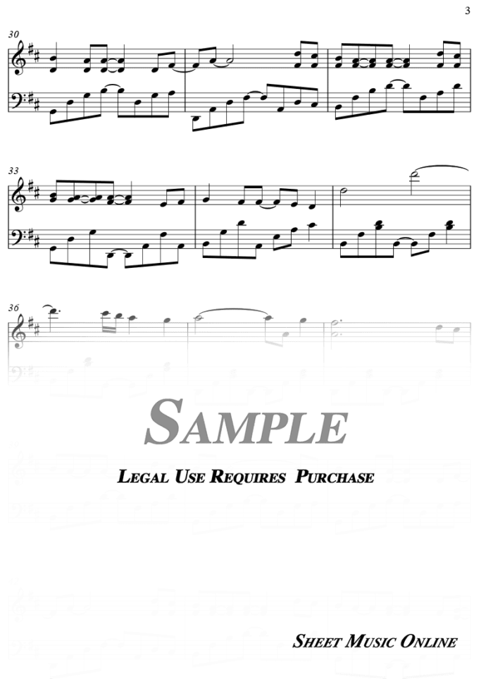 Sting - Fields of Gold Sheet Music