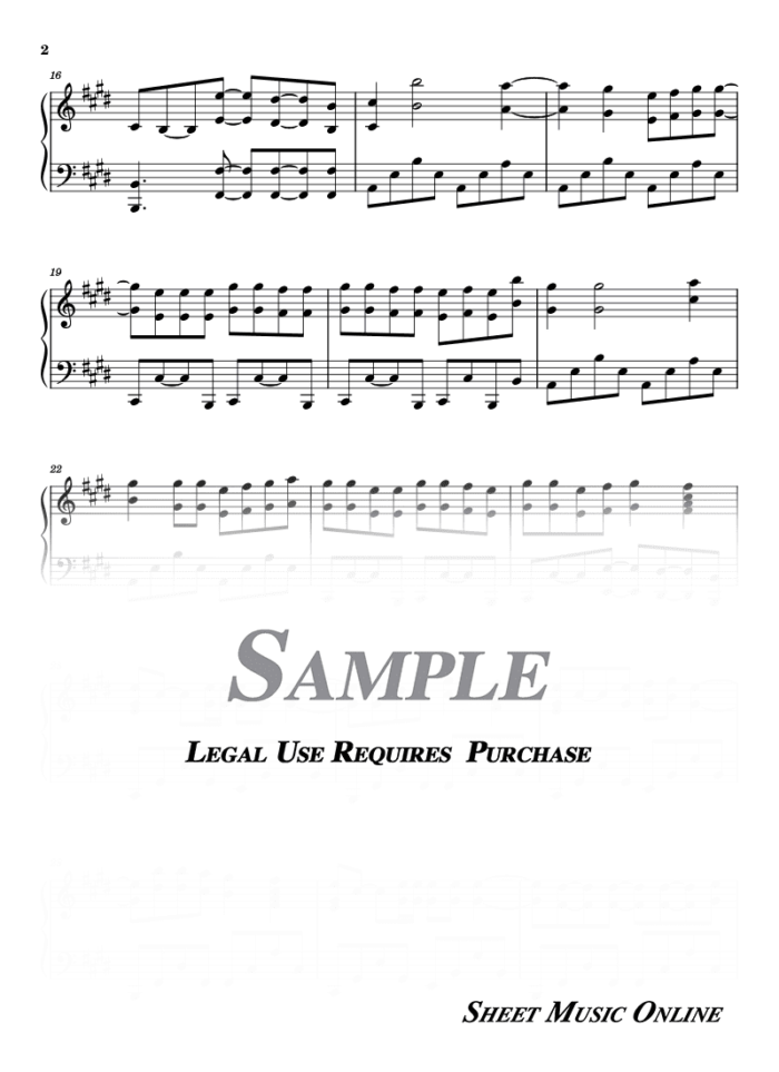 Lady Gaga - Just Dance Sheet Music