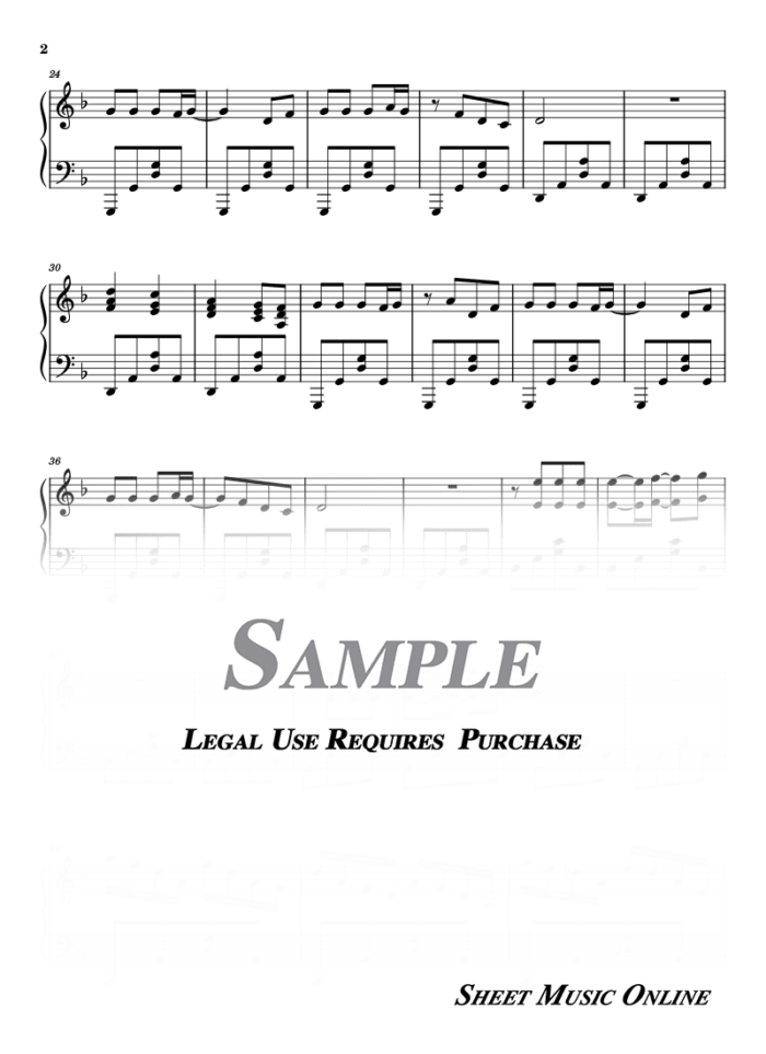ABBA - Gimme! Gimme! Gimme! Sheet Music