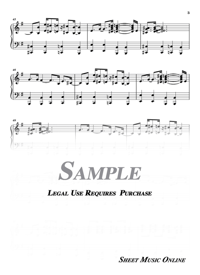 James Bond 007 Theme Sheet Music
