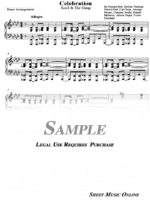 Kool & The Gang - Celebration Sheet Music
