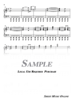 Scream Theme Sheet Music