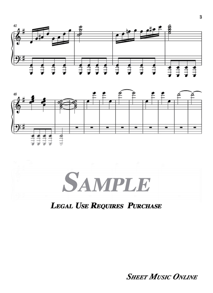 Scream Theme Sheet Music