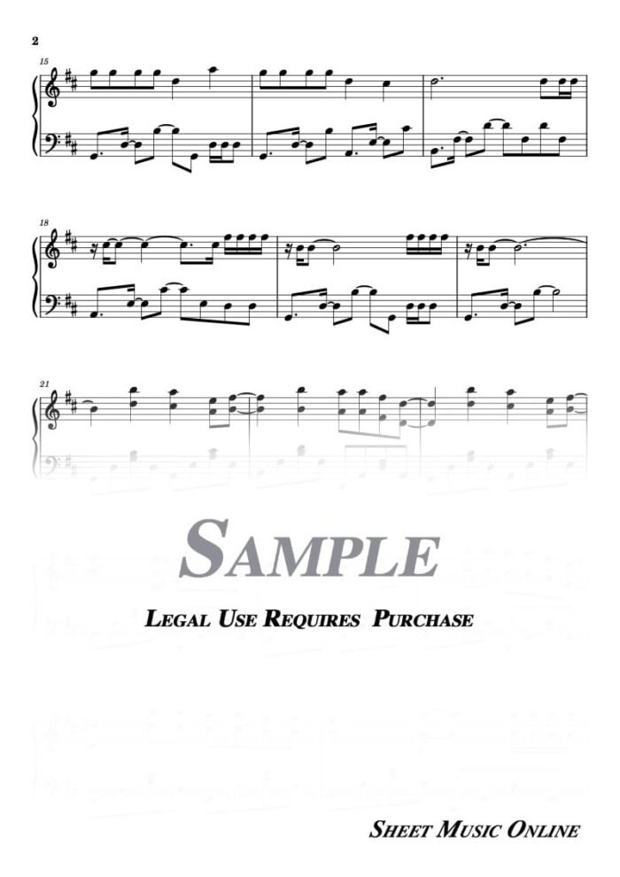 Adam Lambert - What Ya Want From Me Sheet Music