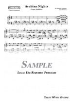 Aladdin - Arabian Nights Sheet Music
