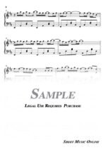 Bruno Mars - It Will Rain Sheet Music