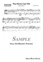 Chuck Berry - You Never Can Tell Sheet Music