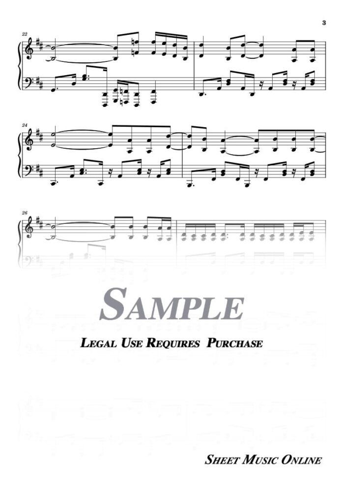 Creed - My Sacrifice Sheet Music