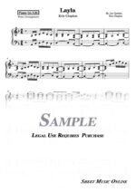 Eric Clapton - Layla Sheet Music