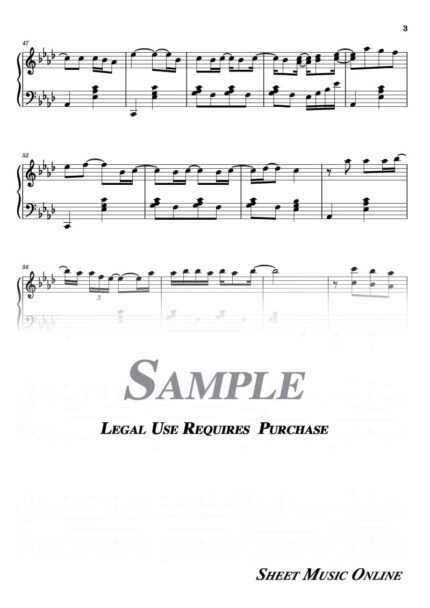Kelly Clarkson - Because Of You Sheet Music