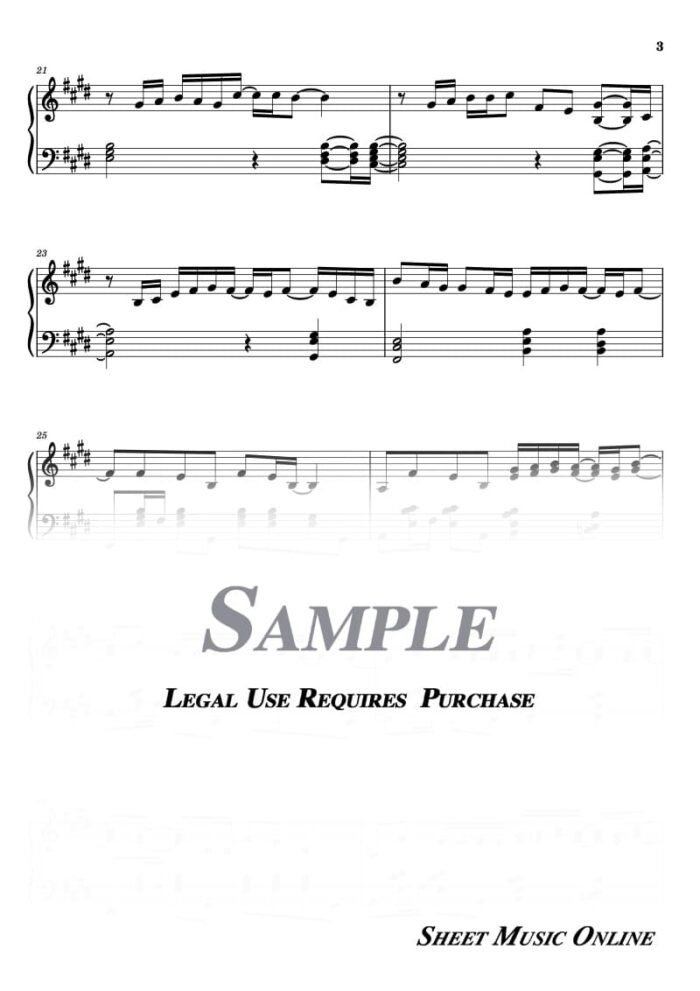 Mariah Carey - Always Be My Baby Sheet Music