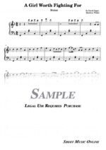 Mulan - A Girl Worth Fighting For Sheet Music