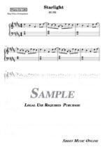 MUSE - Starlight Easy Piano Sheet Music