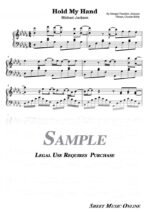 Michael Jackson - Hold My Hand Sheet Music