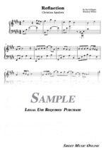 Christina Aguilera - Reflection from Mulan Sheet Music