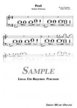 Robbie Williams - Feel Sheet Music