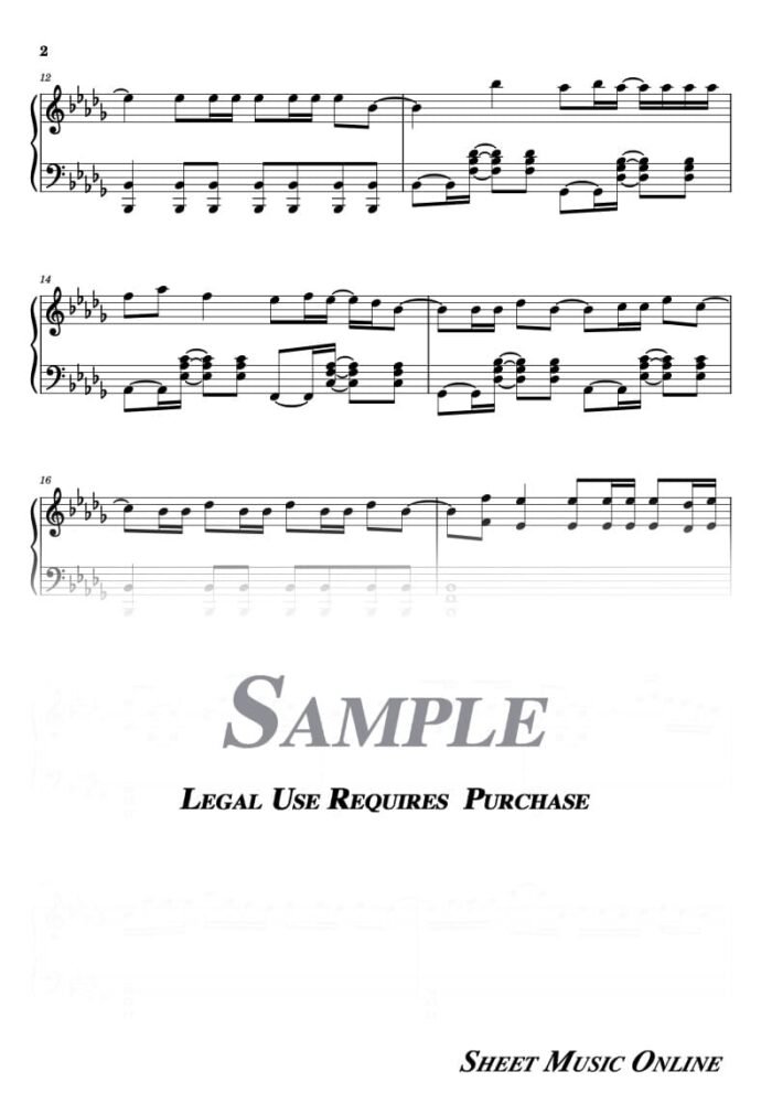 Shakira - Hips Don't Lie Sheet Music