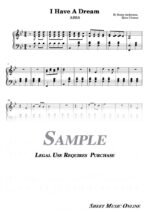 ABBA - I Have A Dream Sheet Music