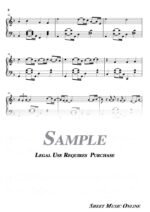 B.J.Thomas - Raindrops Keep Fallin' On My Head Sheet Music
