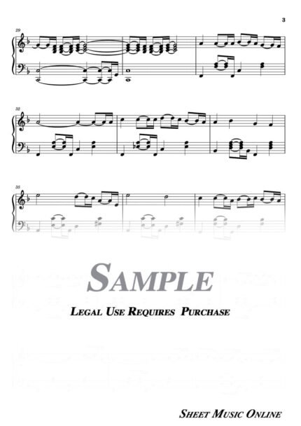 B.J.Thomas - Raindrops Keep Fallin' On My Head Sheet Music