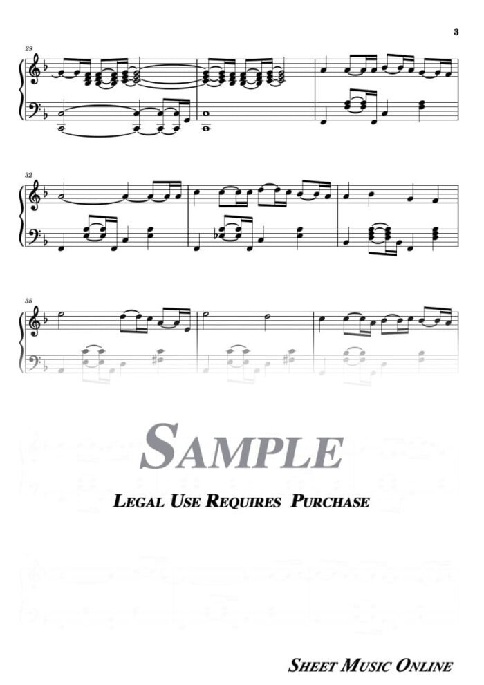 B.J.Thomas - Raindrops Keep Fallin' On My Head Sheet Music