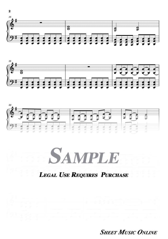Black Sabbath - Paranoid Sheet Music
