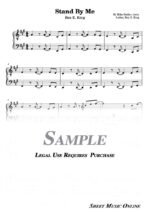 Ben E. King - Stand By Me Sheet Music