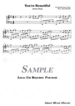 James Blunt - You're Beautiful Sheet Music