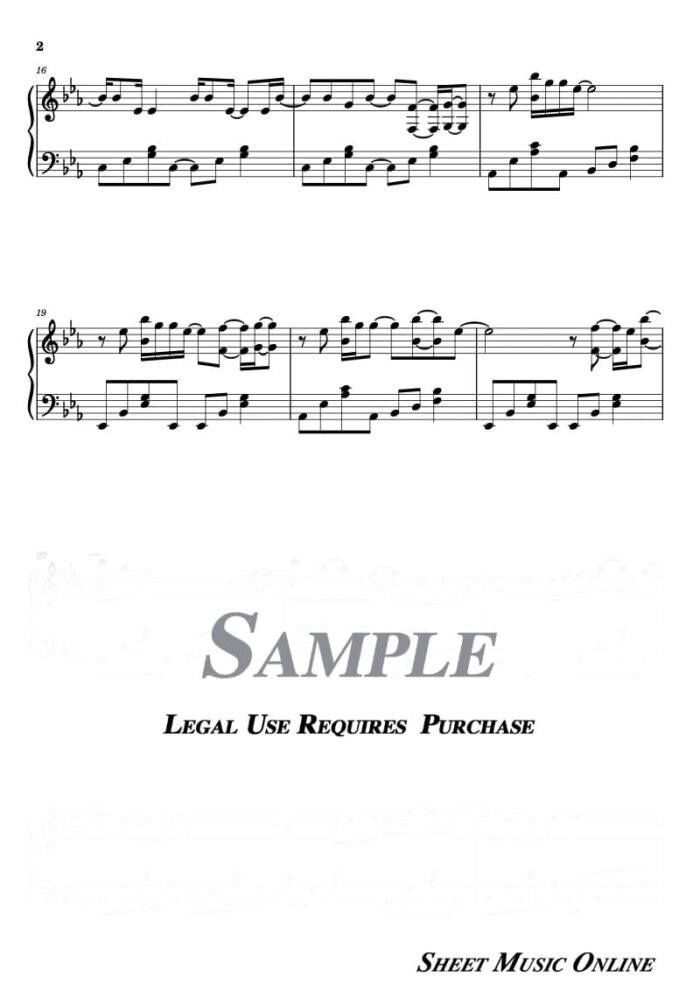 James Blunt - You're Beautiful Sheet Music