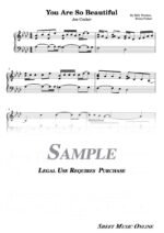 Joe Cocker - You Are So Beautiful Sheet Music