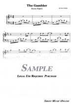 Kenny Rogers - The Gambler Sheet Music