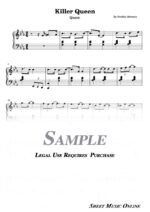 Queen - Killer Queen Sheet Music