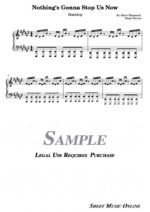 Starship - Nothing's Gonna Stop Us Now Sheet Music