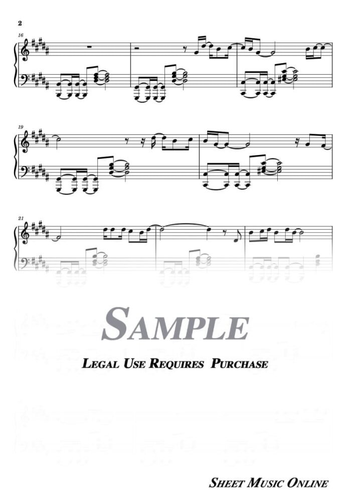 The Cars - Drive Sheet Music